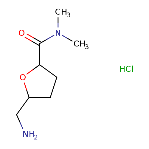 5-(aminomethyl)-N,N-dimethyloxolane-2-carboxamide hydrochloride