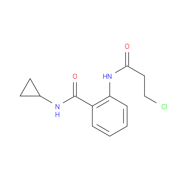 2-(3-chloropropanamido)-N-cyclopropylbenzamide