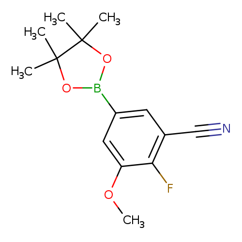 2-Fluoro-3-methoxy-5-(4,4,5,5-tetramethyl-1,3,2-dioxaborolan-2-yl)benzonitrile