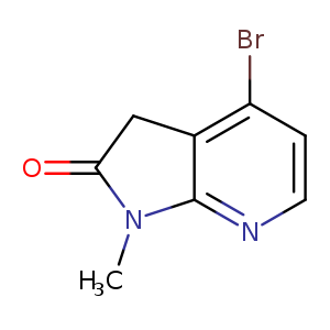 4-bromo-1-methyl-3H-pyrrolo[2,3-b]pyridin-2-one