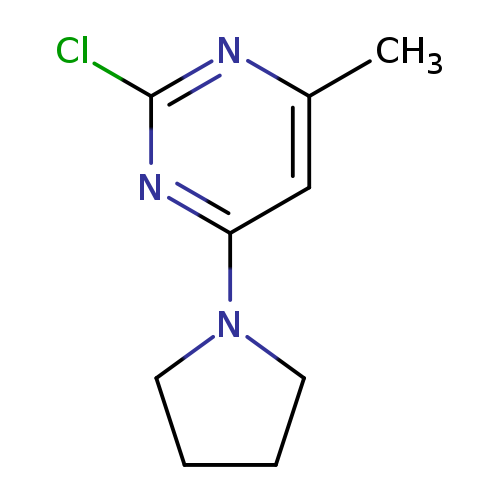 2-Chloro-4-methyl-6-(pyrrolidin-1-yl)pyrimidine