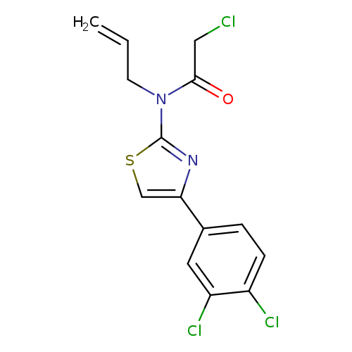 2-chloro-N-[4-(3,4-dichlorophenyl)-1,3-thiazol-2-yl]-N-(prop-2-en-1-yl)acetamide