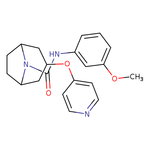 N-(3-methoxyphenyl)-3-(pyridin-4-yloxy)-8-azabicyclo[3.2.1]octane-8-carboxamide