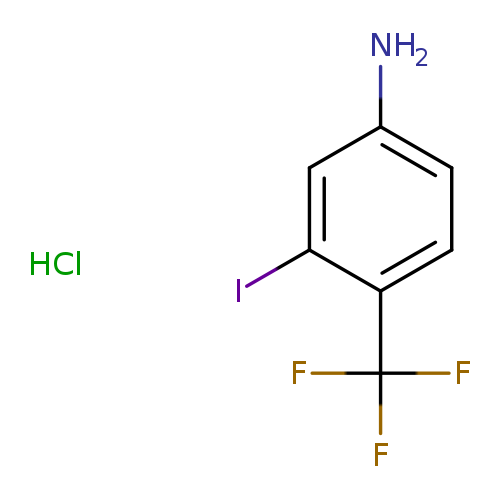 3-iodo-4-(trifluoromethyl)aniline hydrochloride