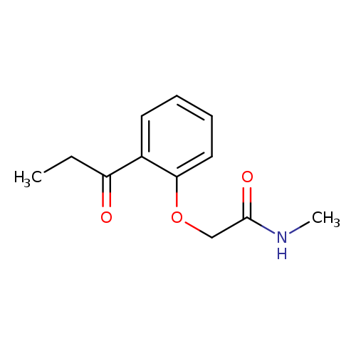 N-methyl-2-(2-propanoylphenoxy)acetamide
