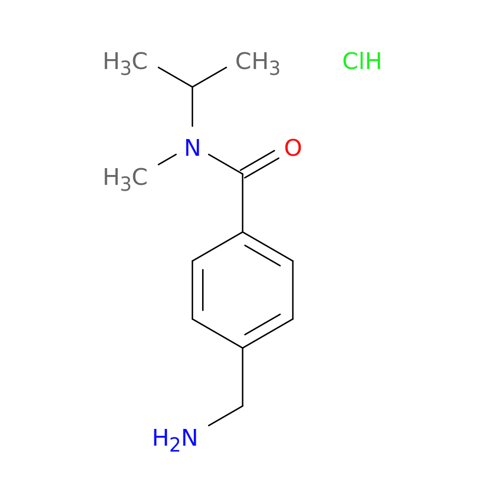 4-(aminomethyl)-N-methyl-N-(propan-2-yl)benzamide hydrochloride