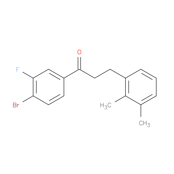 4'-Bromo-3-(2,3-dimethylphenyl)-3'-fluoropropiophenone