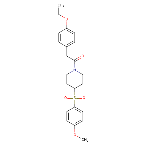 2-(4-ethoxyphenyl)-1-[4-(4-methoxybenzenesulfonyl)piperidin-1-yl]ethan-1-one