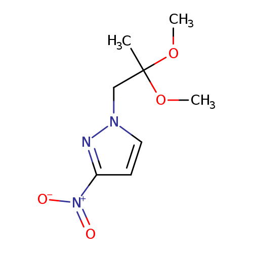 1-(2,2-dimethoxypropyl)-3-nitro-1H-pyrazole