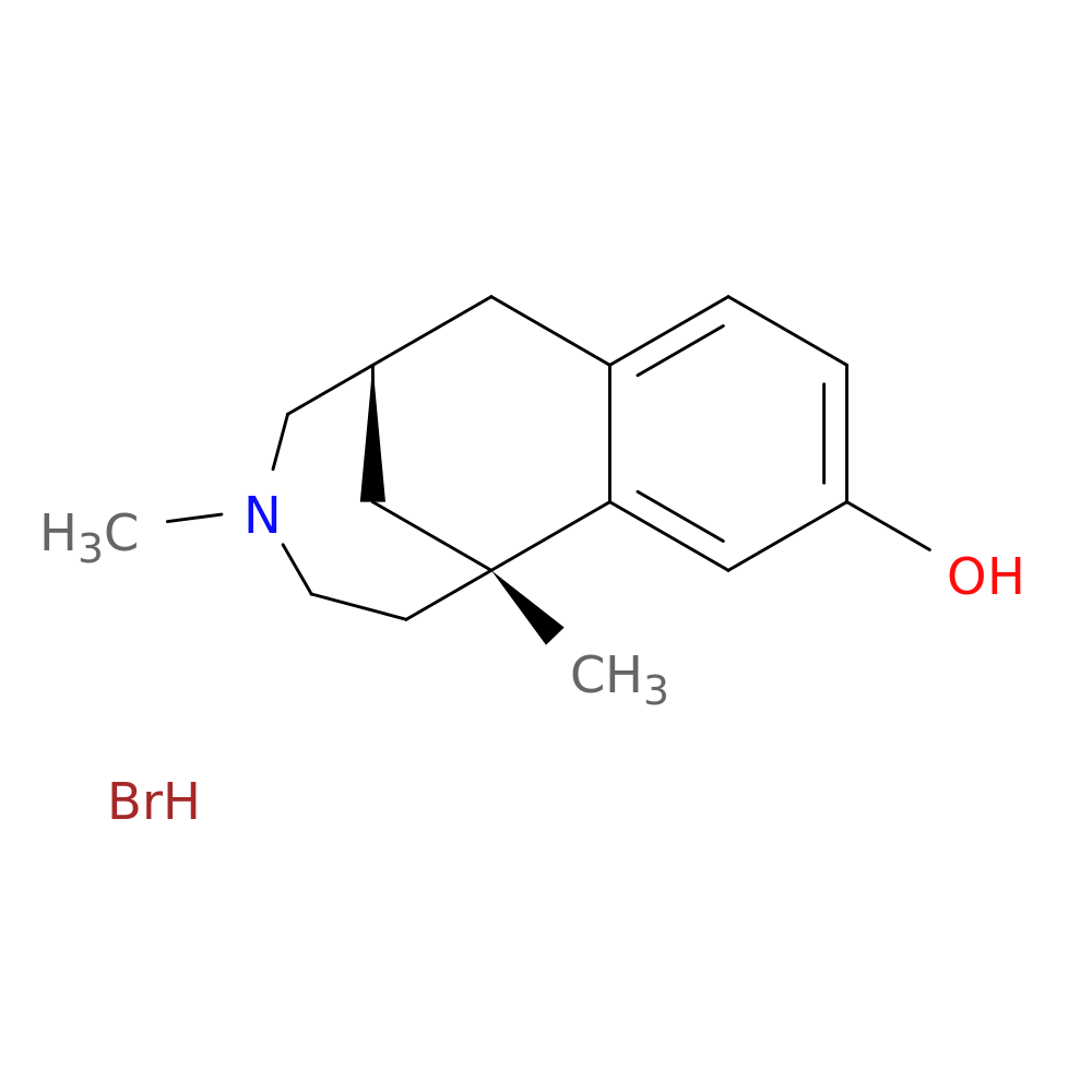 1,6-Methano-1H-4-benzazonin-10-ol,2,3,4,5,6,7-hexahydro-1,4-dimethyl-, hydrobromide, (1S,6S)-