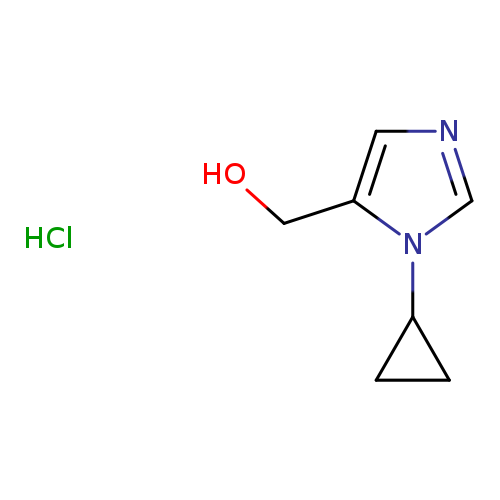 (1-cyclopropyl-1H-imidazol-5-yl)methanol hydrochloride