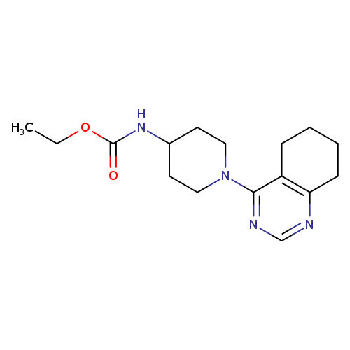 ethyl N-[1-(5,6,7,8-tetrahydroquinazolin-4-yl)piperidin-4-yl]carbamate