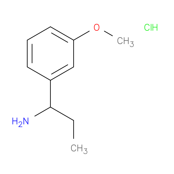 1-(3-methoxyphenyl)propan-1-amine hydrochloride