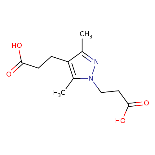3-[4-(2-carboxyethyl)-3,5-dimethyl-1H-pyrazol-1-yl]propanoic acid