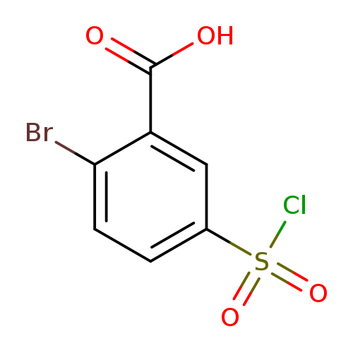 2-BROMO-5-CHLOROSULFONYL-BENZOIC ACID