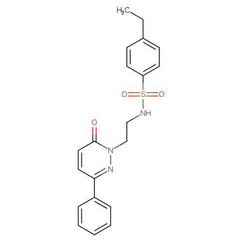 4-ethyl-N-[2-(6-oxo-3-phenyl-1,6-dihydropyridazin-1-yl)ethyl]benzene-1-sulfonamide