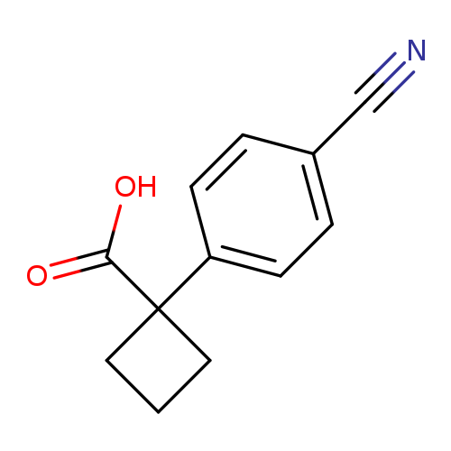 1-(4-Cyanophenyl)cyclobutanecarboxylic acid