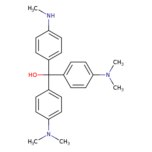 4,4'-bis(dimethylamino)-4''-(methylamino)trityl alcohol