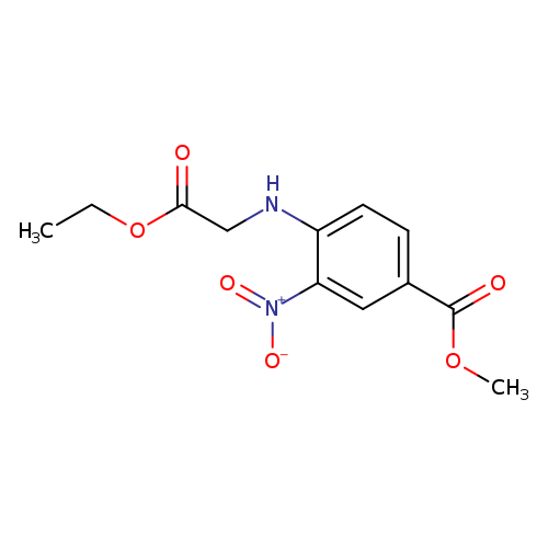 Methyl 4-[(ethoxycarbonylmethyl)amino]-3-nitrobenzoate