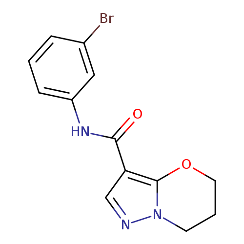 N-(3-bromophenyl)-5H,6H,7H-pyrazolo[3,2-b][1,3]oxazine-3-carboxamide