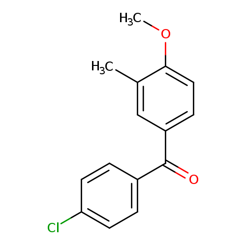(4-chlorophenyl)(4-methoxy-3-methylphenyl)methanone