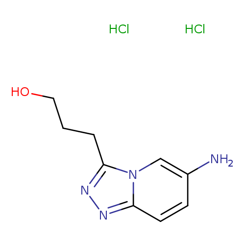 3-{6-amino-[1,2,4]triazolo[4,3-a]pyridin-3-yl}propan-1-ol dihydrochloride