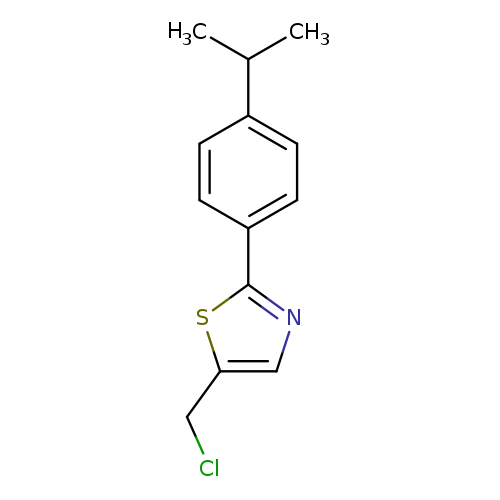 5-(chloromethyl)-2-[4-(propan-2-yl)phenyl]-1,3-thiazole