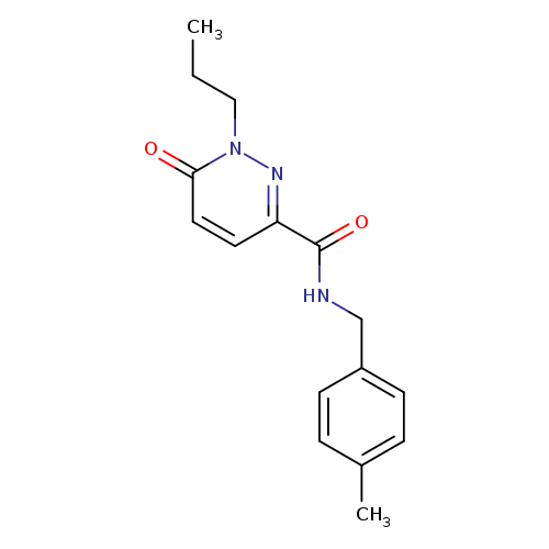 N-[(4-methylphenyl)methyl]-6-oxo-1-propyl-1,6-dihydropyridazine-3-carboxamide