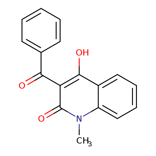 2(1H)-Quinolinone, 3-benzoyl-4-hydroxy-1-methyl-