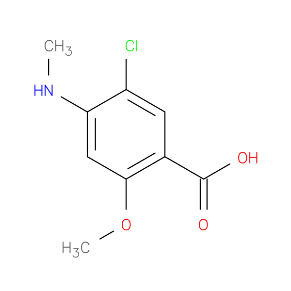 5-Chloro-2-methoxy-4-(methylamino)benzoic acid