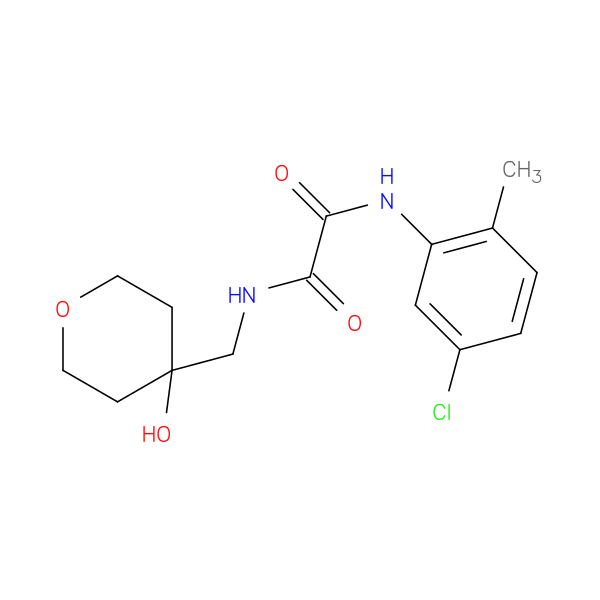 N-(5-chloro-2-methylphenyl)-N'-[(4-hydroxyoxan-4-yl)methyl]ethanediamide