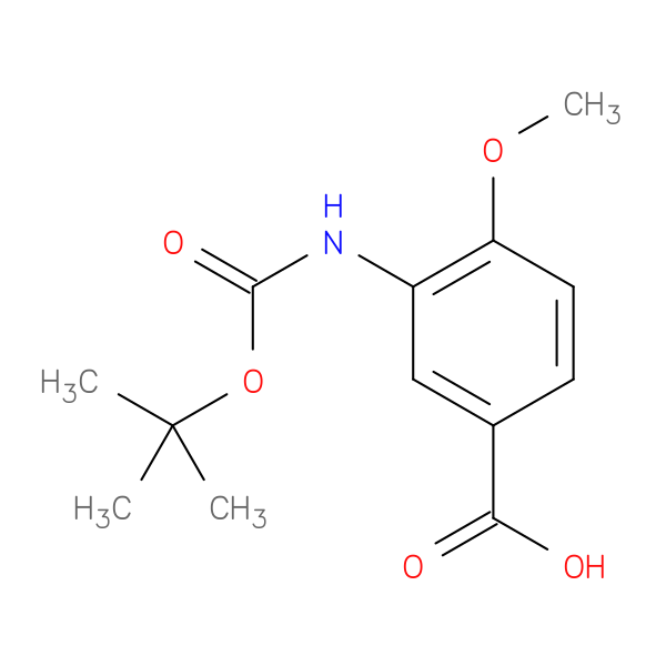 3-((Tert-Butoxycarbonyl)Amino)-4-Methoxybenzoic Acid