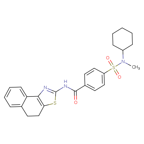 4-[cyclohexyl(methyl)sulfamoyl]-N-{4H,5H-naphtho[1,2-d][1,3]thiazol-2-yl}benzamide