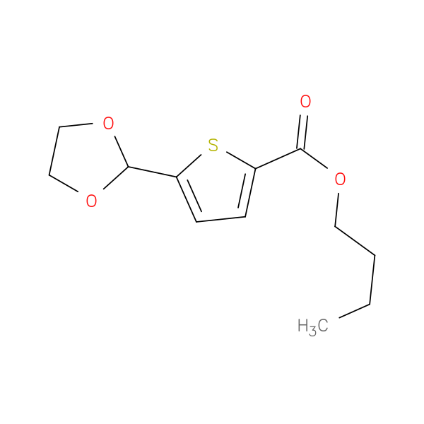 Butyl 5-(1,3-Dioxolan-2-yl)-2-thiophenecarboxylate