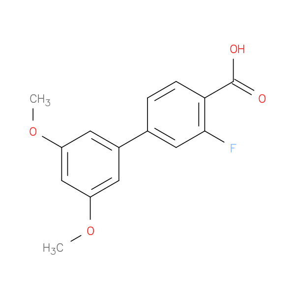4-(3,5-Dimethoxyphenyl)-2-fluorobenzoic acid
