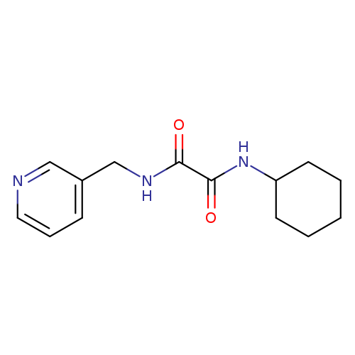 N'-cyclohexyl-N-[(pyridin-3-yl)methyl]ethanediamide