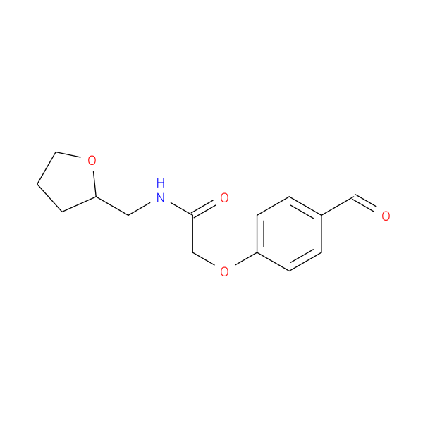 2-(4-Formylphenoxy)-N-((tetrahydrofuran-2-yl)methyl)acetamide