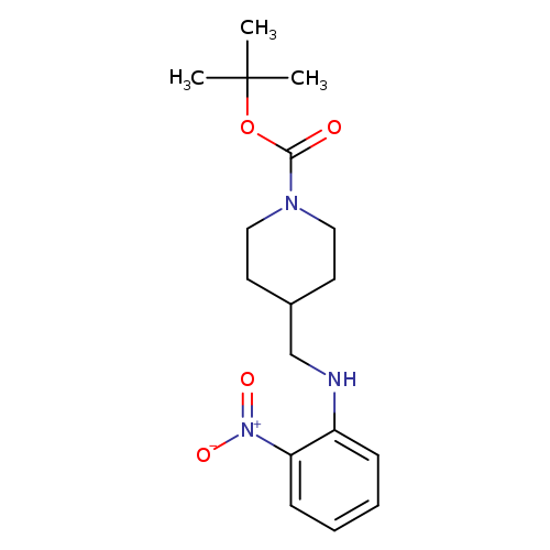 1-Piperidinecarboxylic acid, 4-[[(2-nitrophenyl)amino]methyl]-, 1,1-dimethylethyl ester