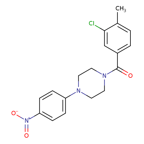 (3-Chloro-4-methylphenyl)[4-(4-nitrophenyl)-1-piperazinyl]-methanone