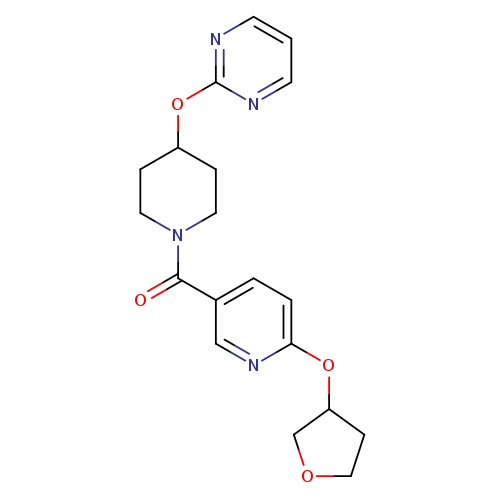 2-({1-[6-(oxolan-3-yloxy)pyridine-3-carbonyl]piperidin-4-yl}oxy)pyrimidine