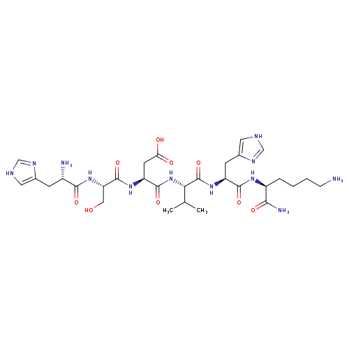 L-Lysinamide, L-histidyl-L-seryl-L-a-aspartyl-L-valyl-L-histidyl-
