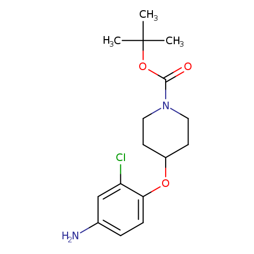 tert-Butyl 4-(4-amino-2-chlorophenoxy)piperidine-1-carboxylate