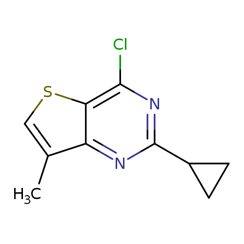 4-chloro-2-cyclopropyl-7-methylthieno[3,2-d]pyrimidine