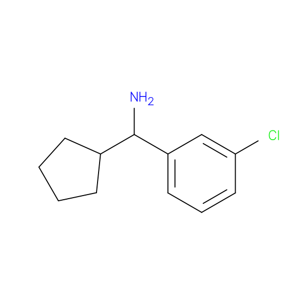 (3-Chlorophenyl)(cyclopentyl)methanamine