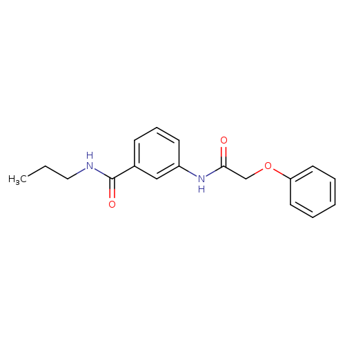3-[(phenoxyacetyl)amino]-N-propylbenzamide