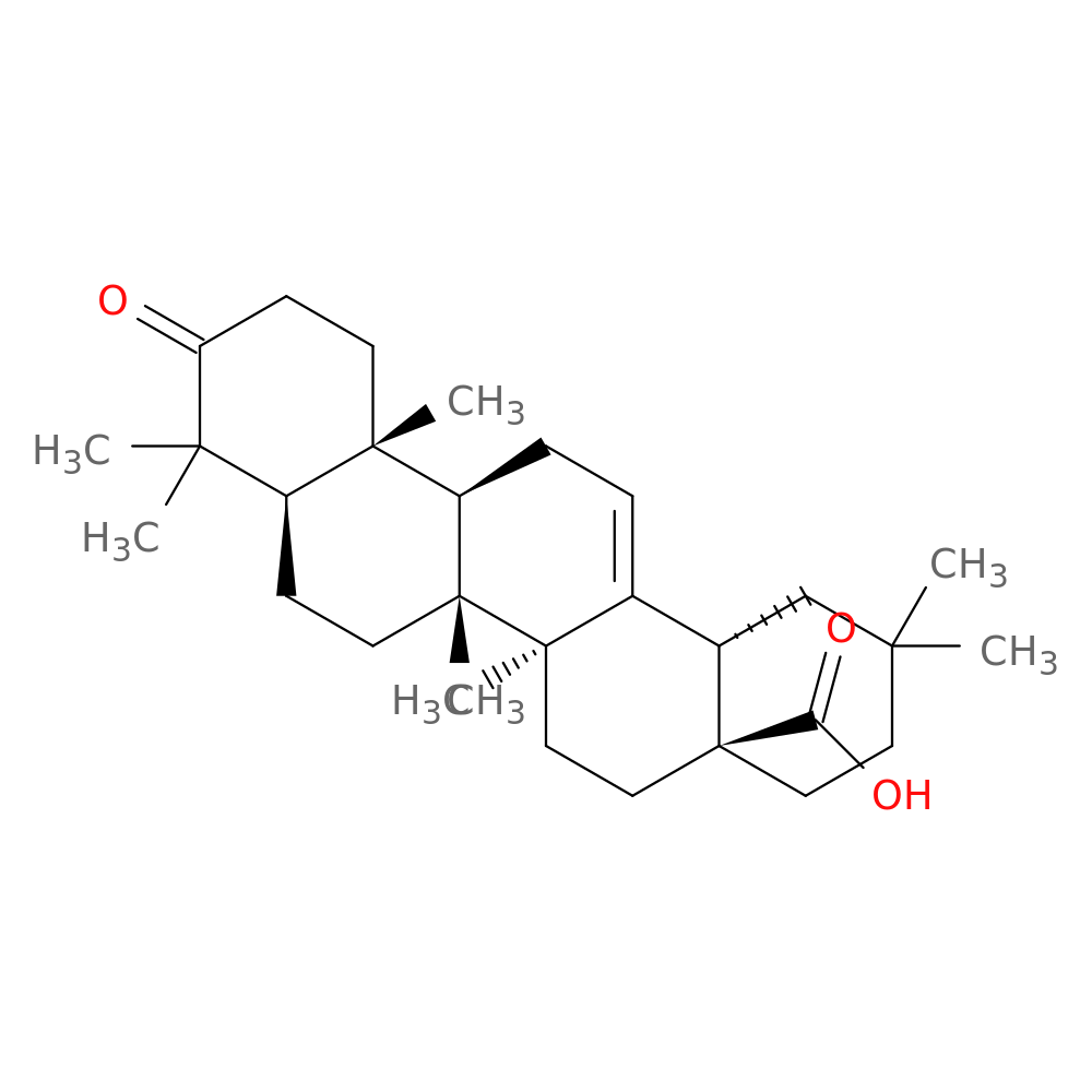 (4aS,6aS,6bR,8aR,12aR,12bR,14bS)-2,2,6a,6b,9,9,12a-Heptamethyl-10-oxo-1,3,4,5,6,6a,6b,7,8,8a,9,10,11,12,12a,12b,13,14b-octadecahydropicene-4a(2H)-carboxylic acid