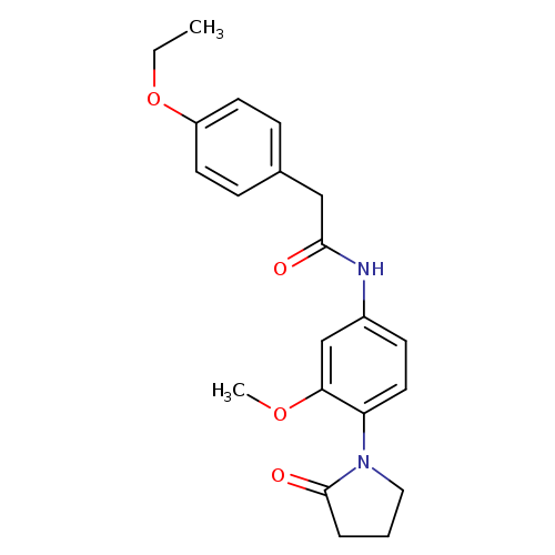 2-(4-ethoxyphenyl)-N-[3-methoxy-4-(2-oxopyrrolidin-1-yl)phenyl]acetamide
