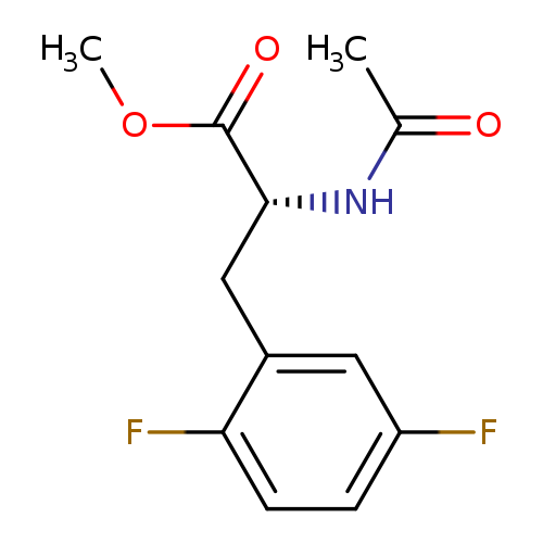 Methyl n-acetyl-3-(2,5-difluorophenyl)-d-alaninate