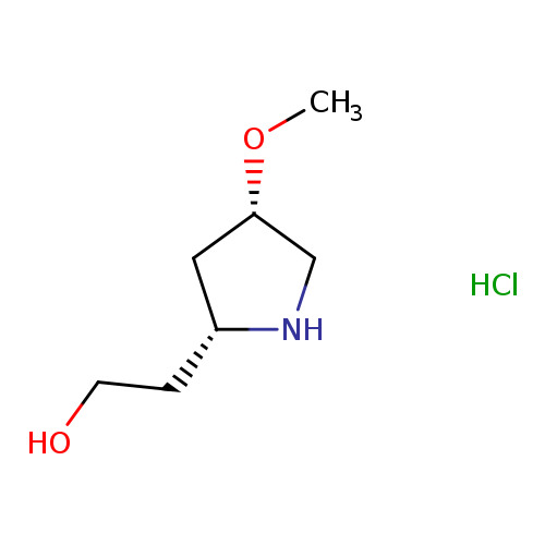 2-[(2R,4S)-4-methoxypyrrolidin-2-yl]ethan-1-olhydrochloride