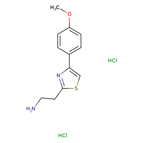 2-[4-(4-methoxyphenyl)-1,3-thiazol-2-yl]ethan-1-aminedihydrochloride